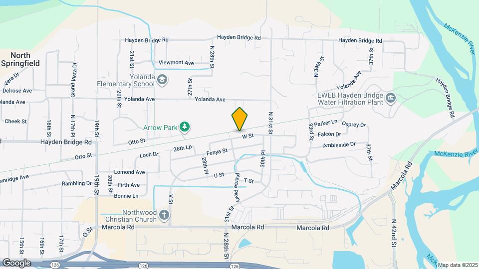 2942 W St Map and Location Details