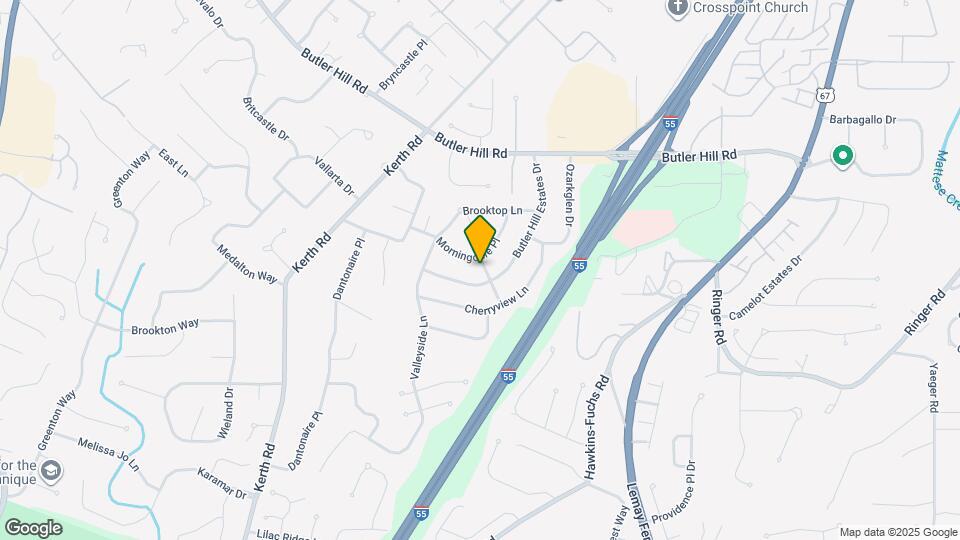 5307 Crestside Ln Mapa y Detalles de la Ubicación