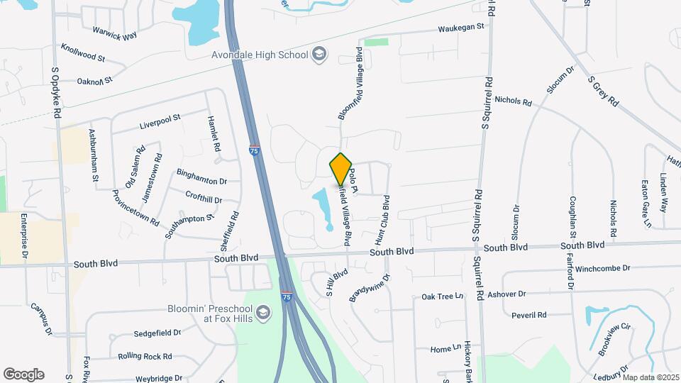 806 Bloomfield Village Blvd, Unit J Map and Location Details