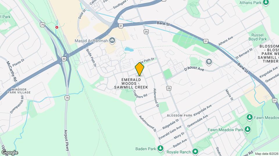 2832 Mozart Ct Map and Location Details