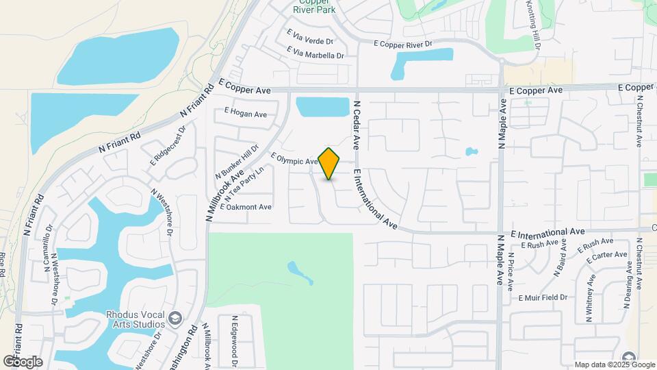 10637 N Lochmoor Ln Map and Location Details