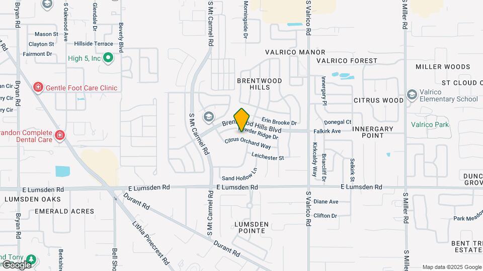 1826 Citrus Orchard Way Mapa y Detalles de la Ubicación