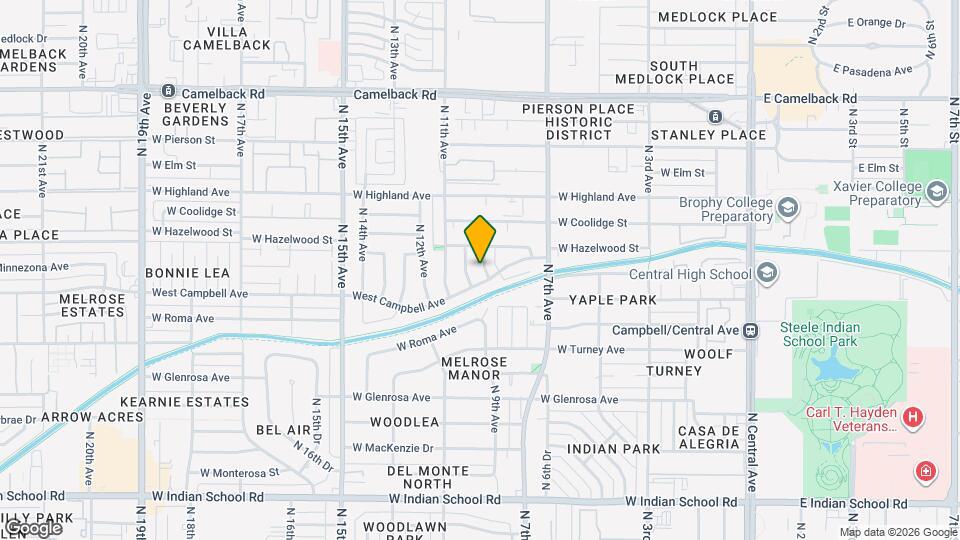 4518 N 9th Ave Map and Location Details