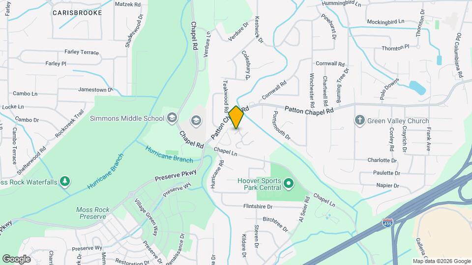 910 Chapel Creek Dr Map and Location Details