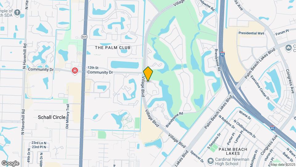 7106 Glenmoor Dr Map and Location Details