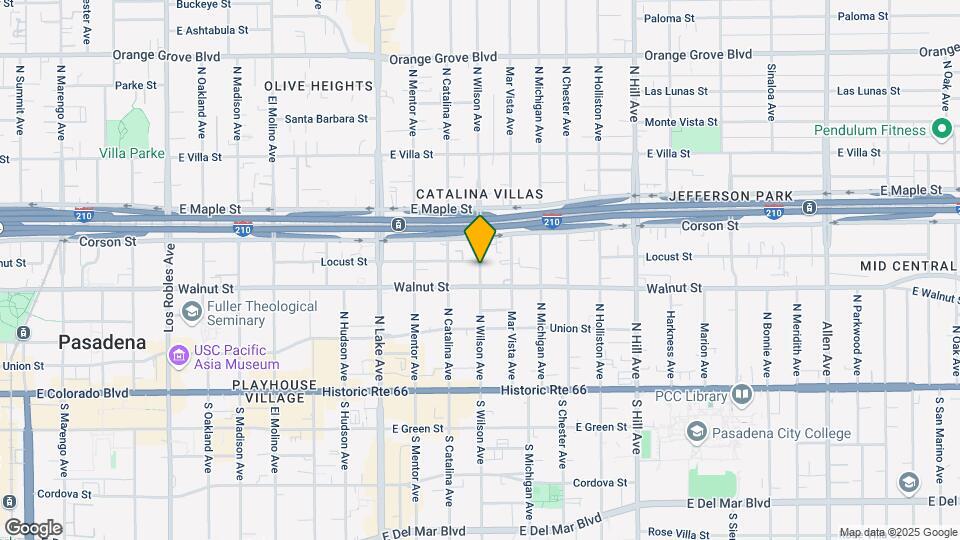 244 N Wilson Ave Map and Location Details