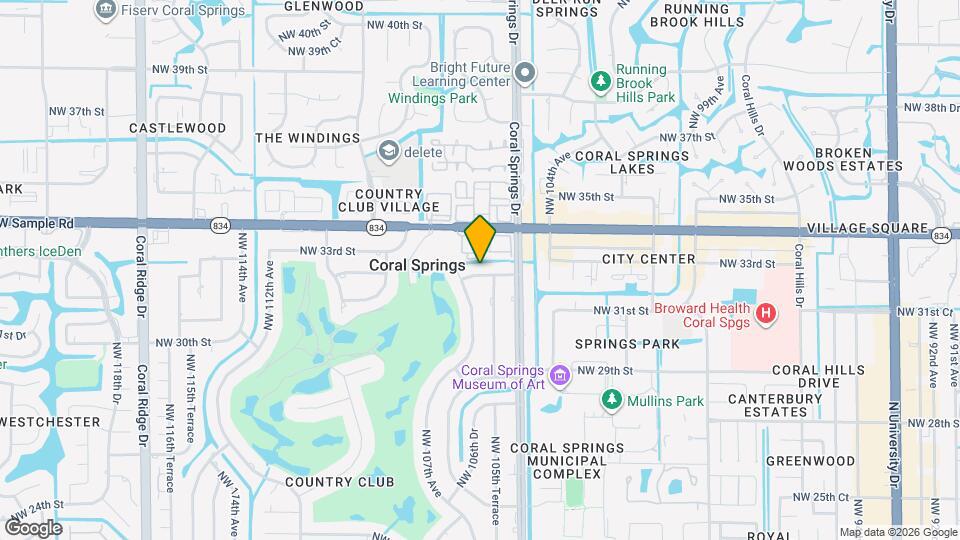 10633 NW 32nd Ct Map and Location Details