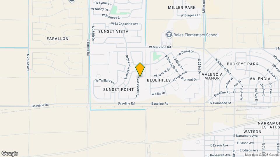 7207 S Sunrise Way Map and Location Details