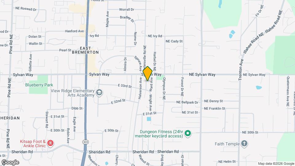 3316 Sanders Ave Map and Location Details