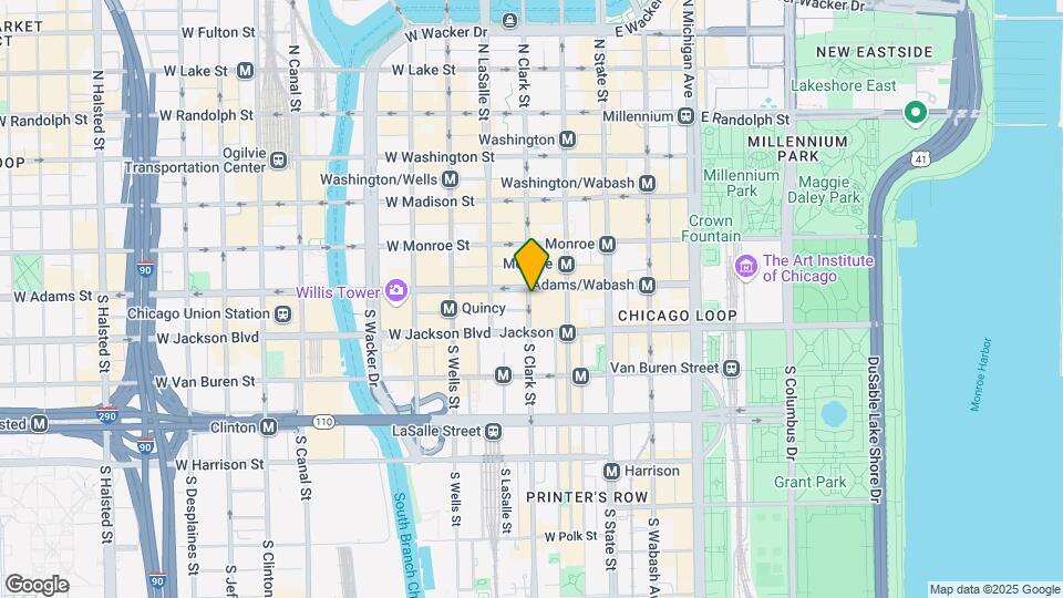 215 S Clark St Map and Location Details