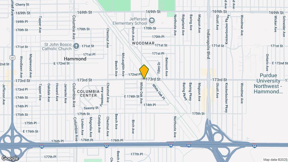 7305 White Oak Ave Map and Location Details