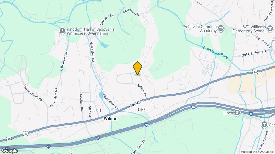 211 Melody Cir Map and Location Details