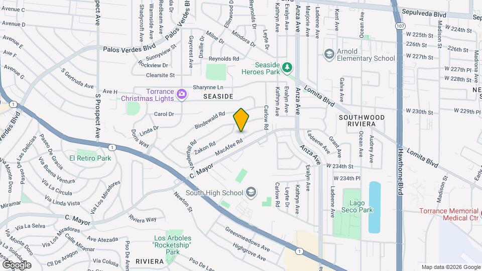 23121 Romano Pl, Unit Furnished Upper Studio Map and Location Details