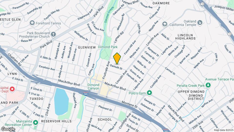 2116 Damuth St Mapa y Detalles de la Ubicación