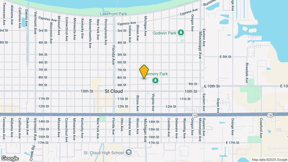 824 Michigan Ave Map and Location Details