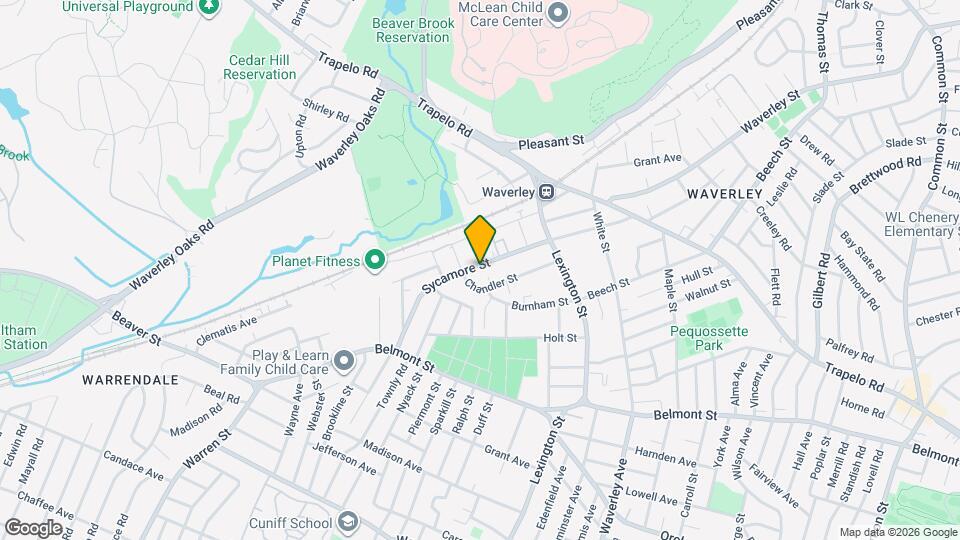 152 Sycamore St Map and Location Details