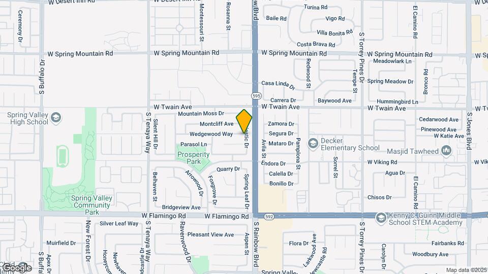 6931 Wedgewood Way Mapa y Detalles de la Ubicación