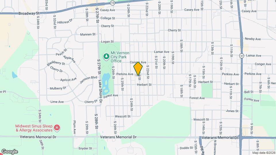 905 S 23rd St Map and Location Details
