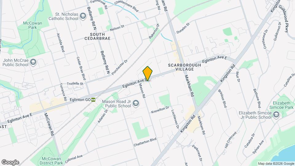 3111 Eglinton Map and Location Details