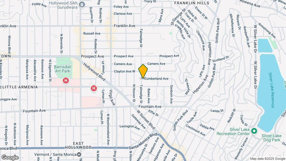 1516 Talmage St Map and Location Details