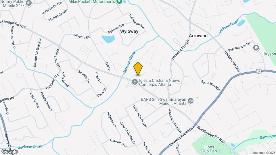 665 Walnut Creek Dr NW Map and Location Details