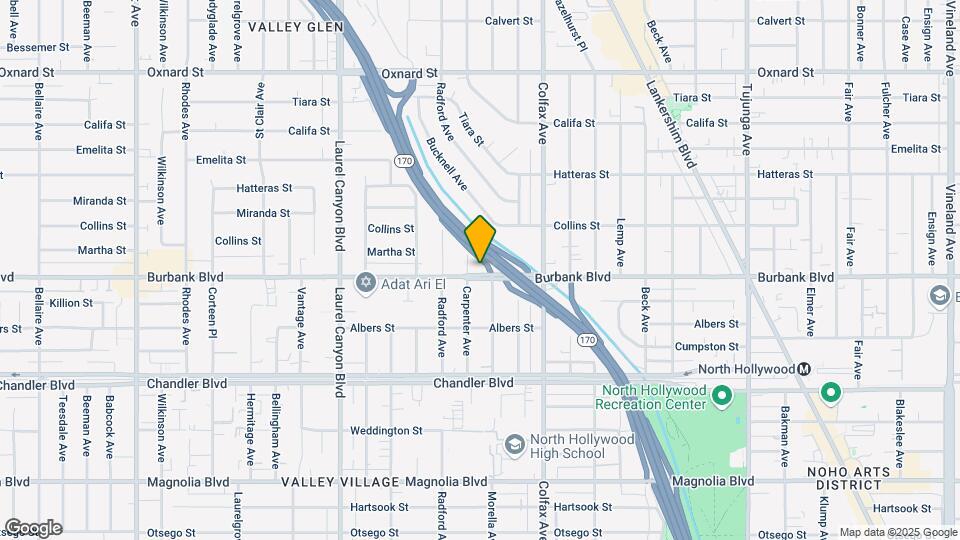 11815 Burbank Blvd Mapa y Detalles de la Ubicación
