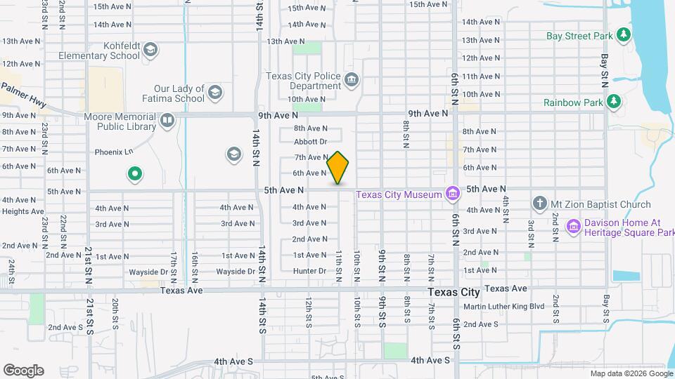 1028 5th Ave N Map and Location Details