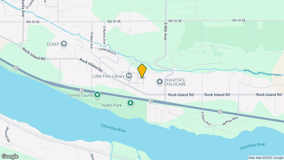 1104 S New Oak Ln Map and Location Details