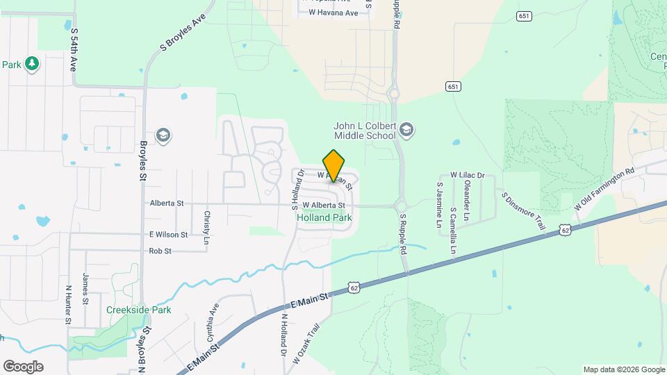 4418 W Sweetgum Ln Map and Location Details