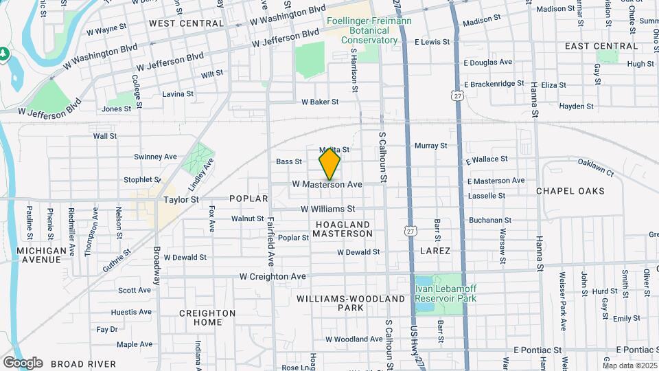 317-319 W Masterson Ave Map and Location Details