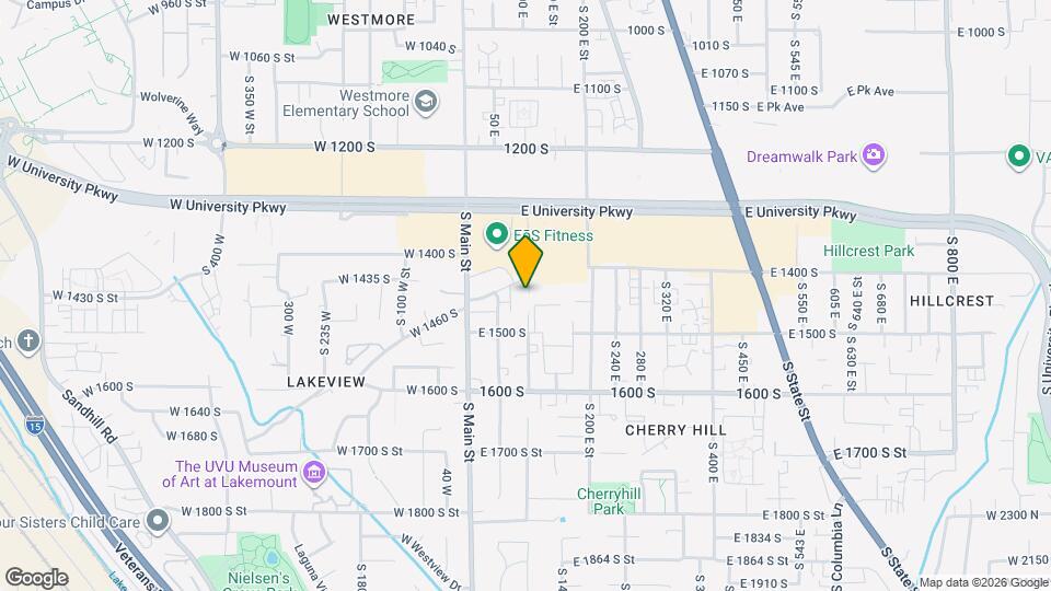 1464 S 100 E Map and Location Details