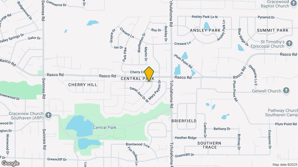 1821 Central Trails Dr Map and Location Details