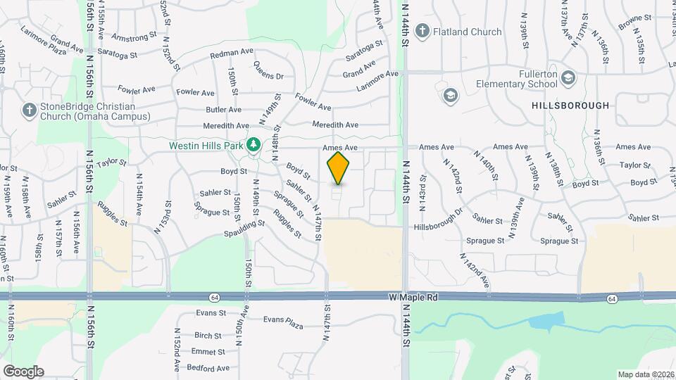 14655 Sahler Ct Map and Location Details