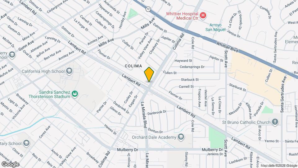 10221 Colima Rd Map and Location Details