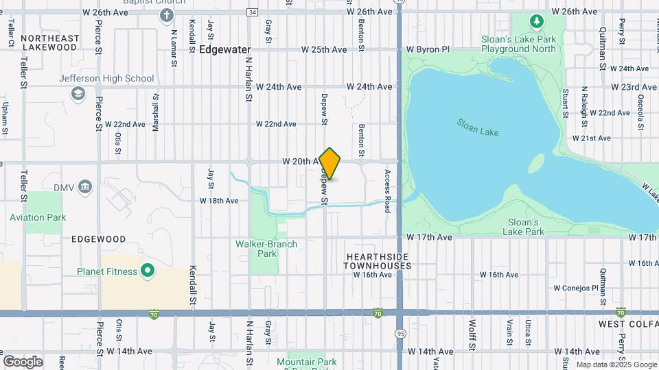 1922 Depew St Map and Location Details