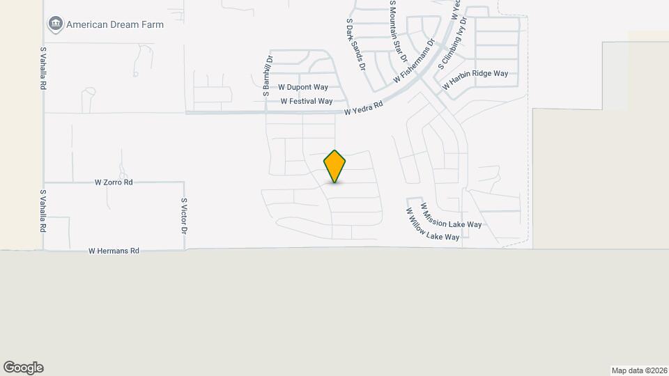 6983 W Star Garden Way Map and Location Details