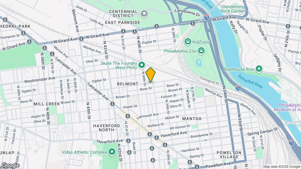 3956 Parrish St Map and Location Details
