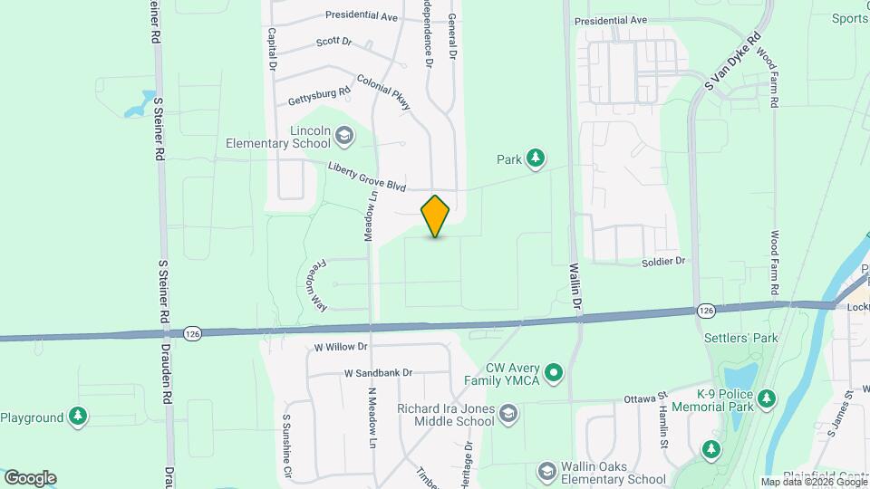 14865 S Henebry Ln Map and Location Details