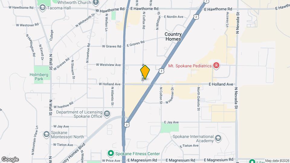 107 E Holland Ave Map and Location Details