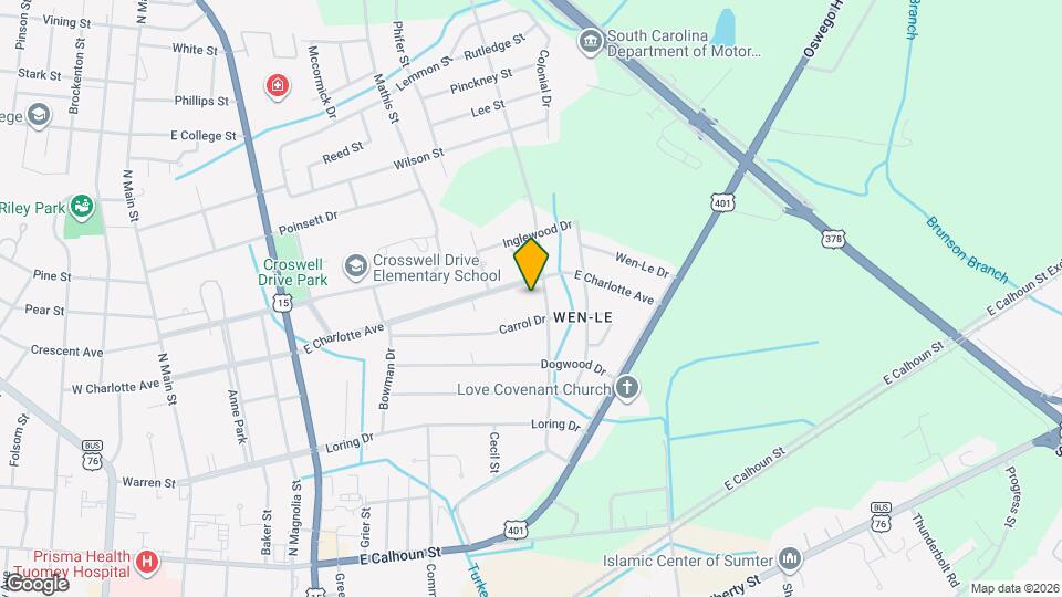 520 E Charlotte Ave Map and Location Details