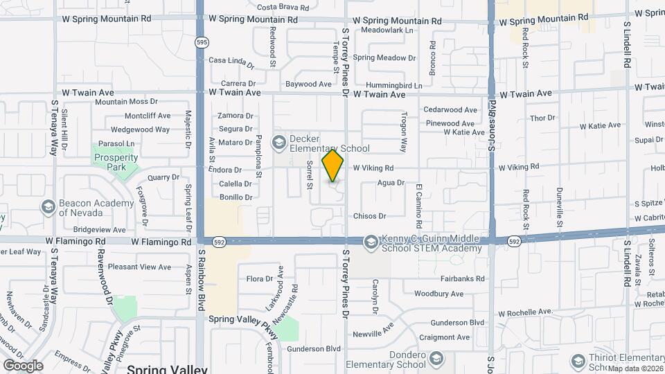 3939 S Torrey Pines Dr Map and Location Details