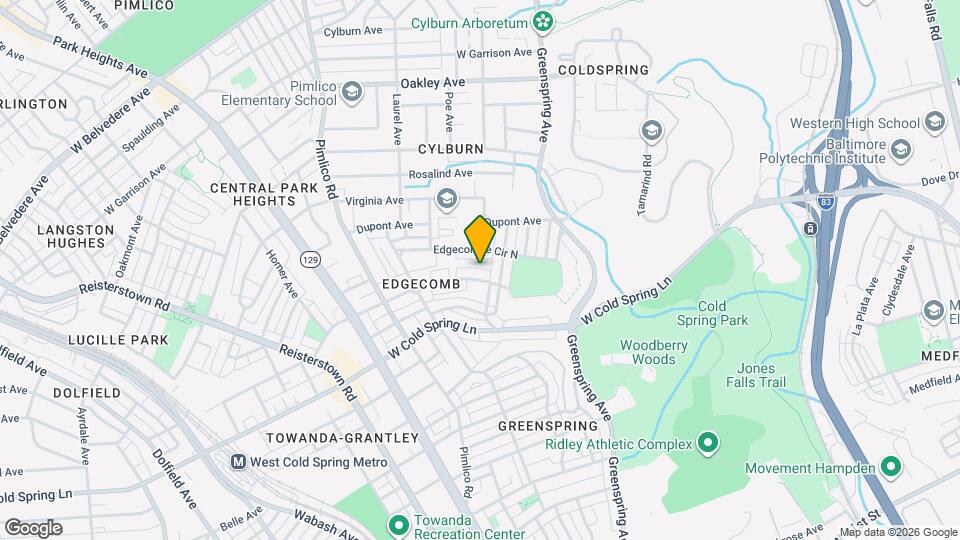 2824 Edgecombe Cir S Mapa y Detalles de la Ubicación