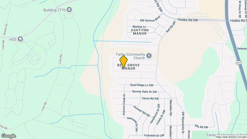 2452 Belltown Dr SW Map and Location Details