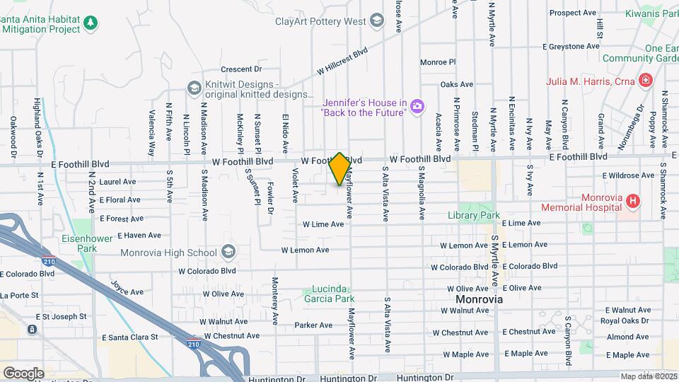 514 Linwood Ave Map and Location Details