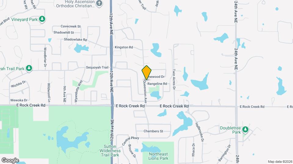 1501 Rangeline Rd Map and Location Details