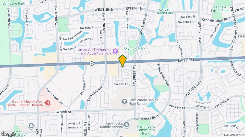 15305 SW 89th Terrace Map and Location Details