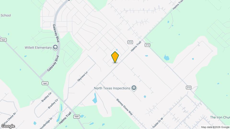 1852 McCree St Map and Location Details