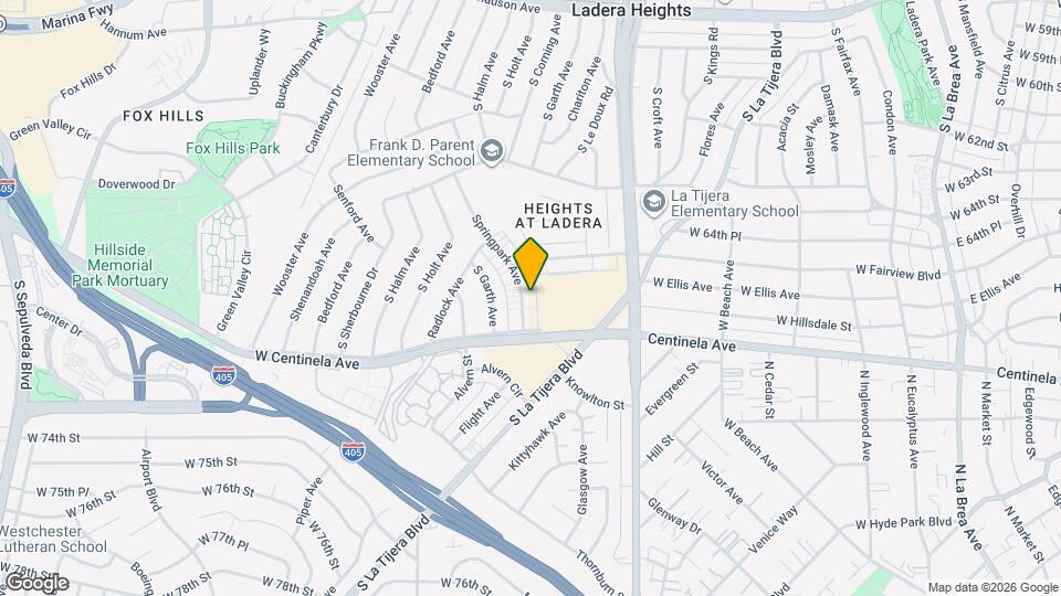 6740 Springpark Ave Map and Location Details