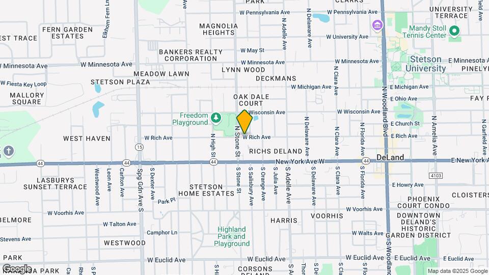 630 W Rich Ave Map and Location Details
