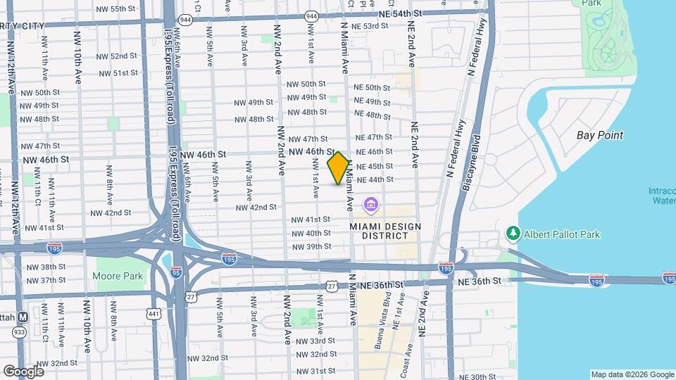 40 NW 44th St Map and Location Details
